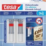 Tesa powerstrips verstelbare klevende schroef voor tegels & metaal 3 kg. - 2 stuks - €5,19
