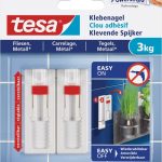 4x stuks Tesa klevende spijkers - wit - verstelbaar - draagkracht 3 kg - €16,95