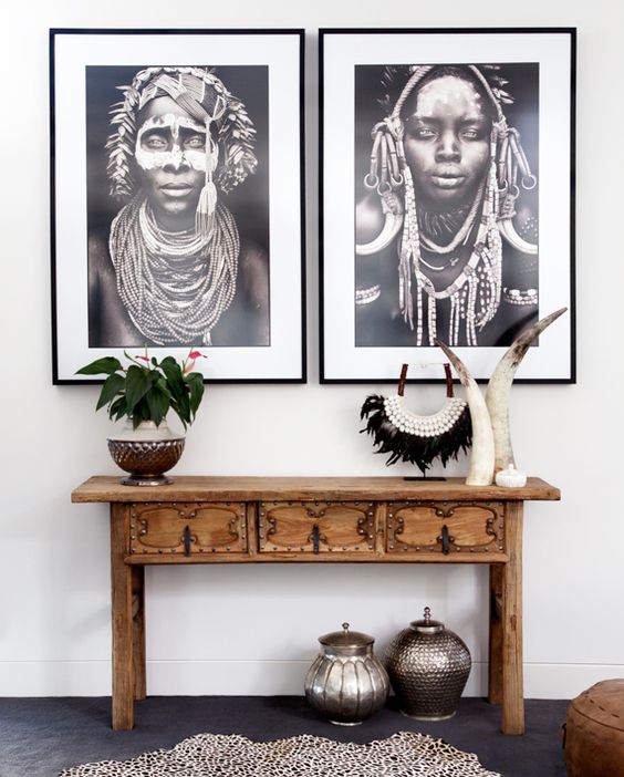 Afrikaanse invloeden in het interieur