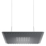 Artemide Eggboard Matrix akoestische hanglamp 80x80 grijs - € 1.399,50