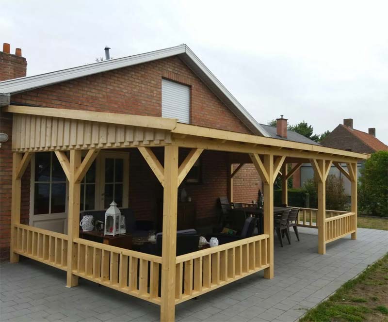 azalp houten veranda