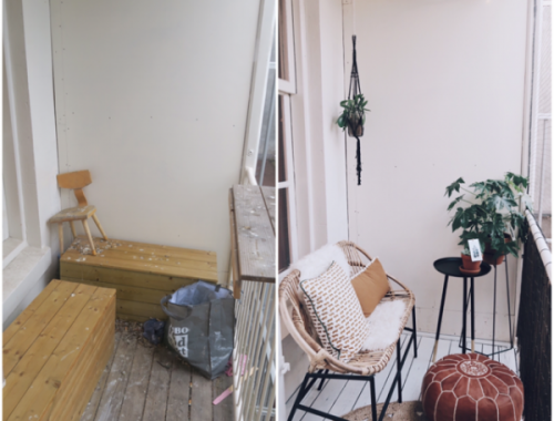 Balkon make-over van Rachel