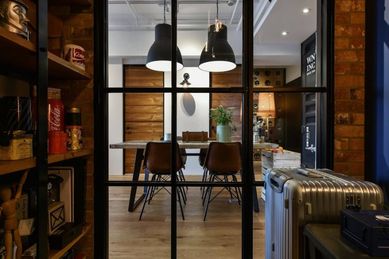 binnendeur hout staal look