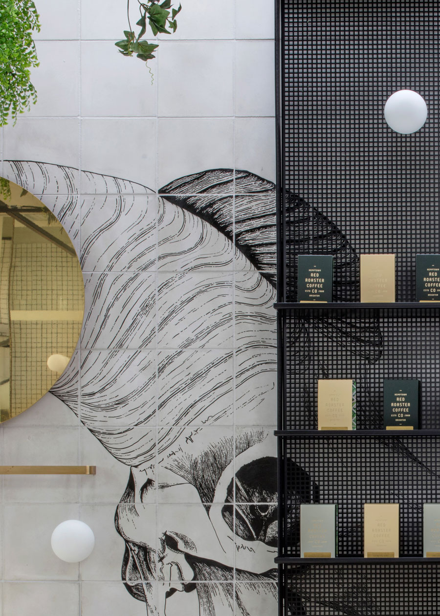Botanical punk café Redroaster - Huis-inrichten.com
