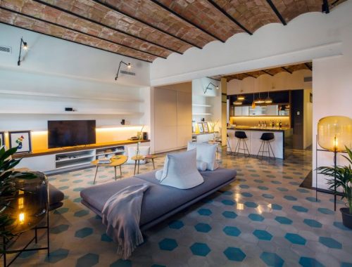 Eclectisch loft appartement in Barcelona