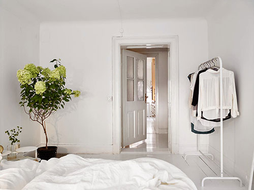 Elegante witte slaapkamer