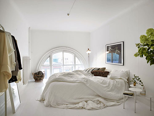 Elegante witte slaapkamer