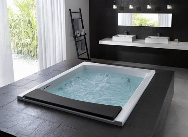 blad schoner Beeldhouwwerk Geef je badkamer het ultieme spa gevoel met een whirlpool bad -  Huis-inrichten.com