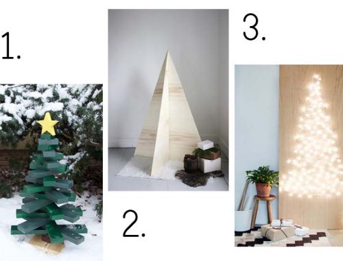 3x Houten kerstboom maken