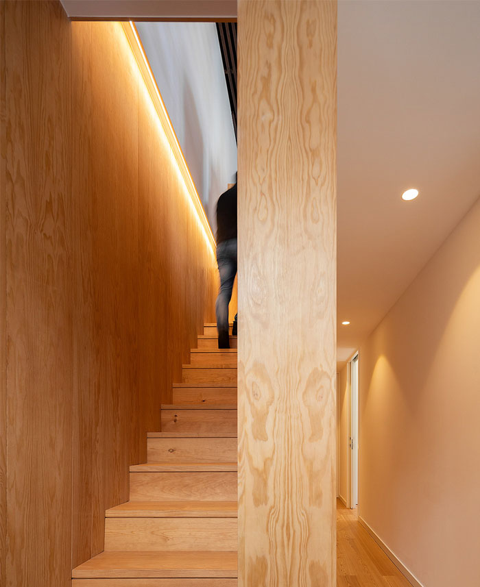 houten trap multiplex muur houten trap multiplex muur