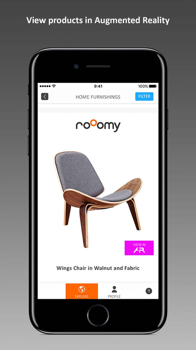 huis inrichten app RoOomy