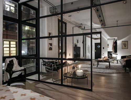 20x Industriële woonkamer