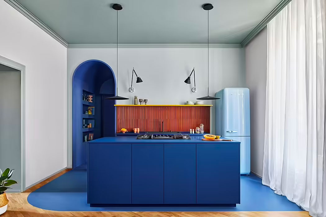Inama 20 is een elegant jaren 70 interieur, dat in 2022 opnieuw werd ontworpen door Chromastudio.