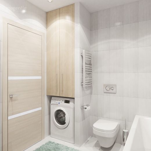 kleine badkamer wasmachine kast