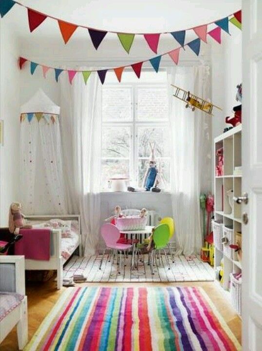 Kleurrijke tapijt voor de kinderkamer