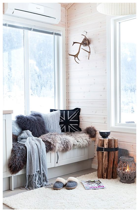 Knus warm winter interieur