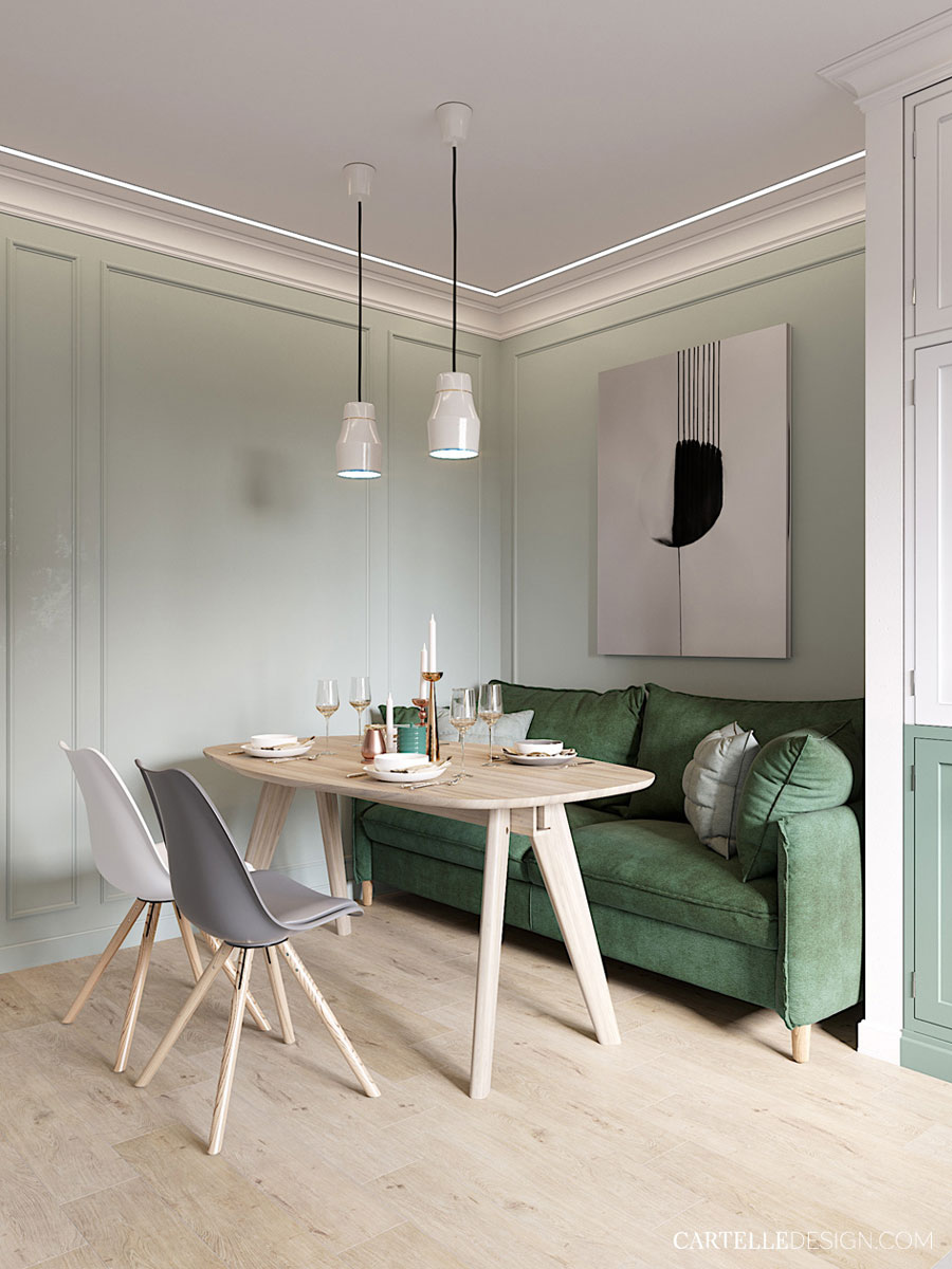 Leuke wit-groene woonkeuken! Leuke wit-groene woonkeuken!