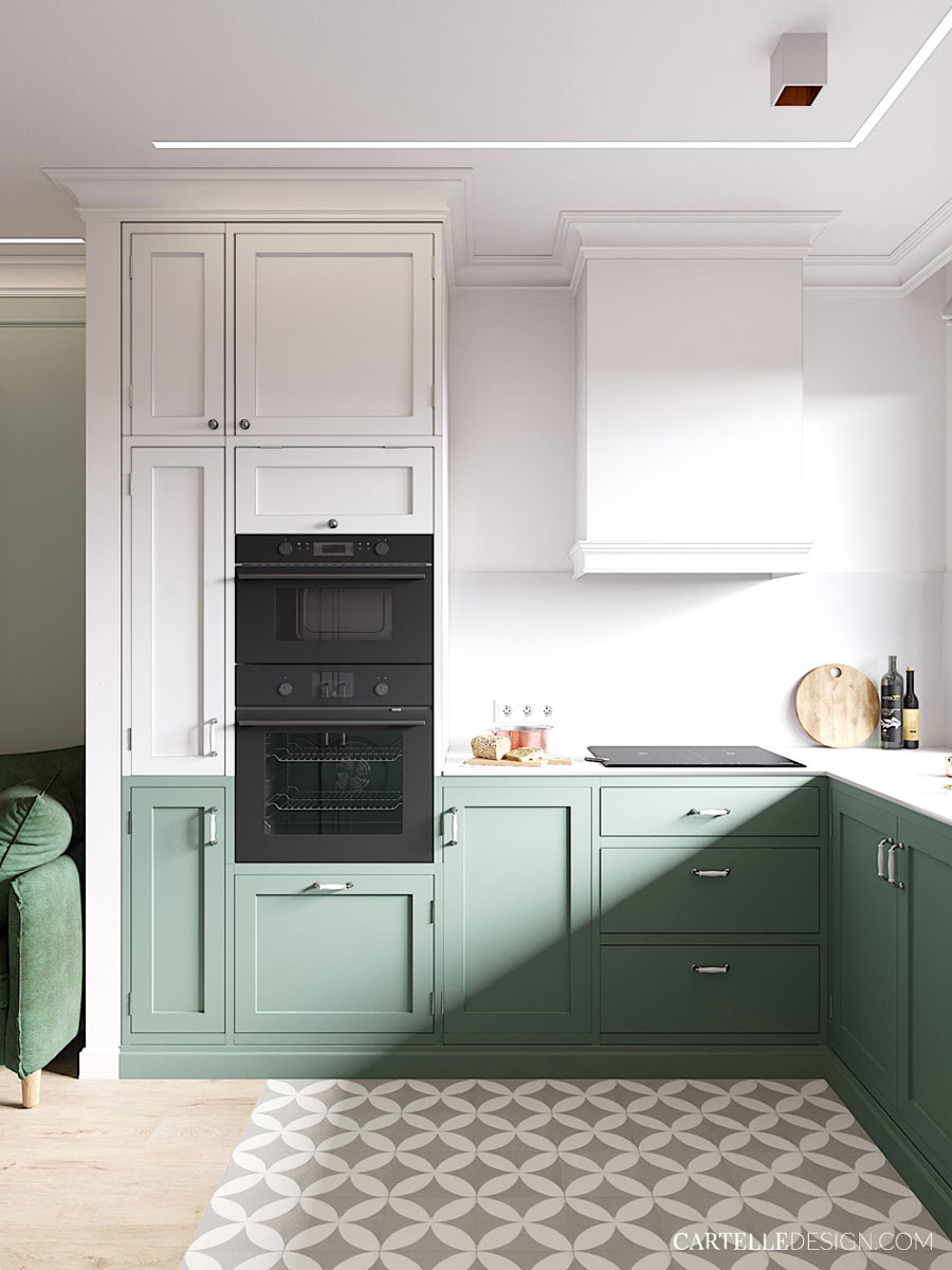 Leuke wit-groene woonkeuken! Leuke wit-groene woonkeuken!