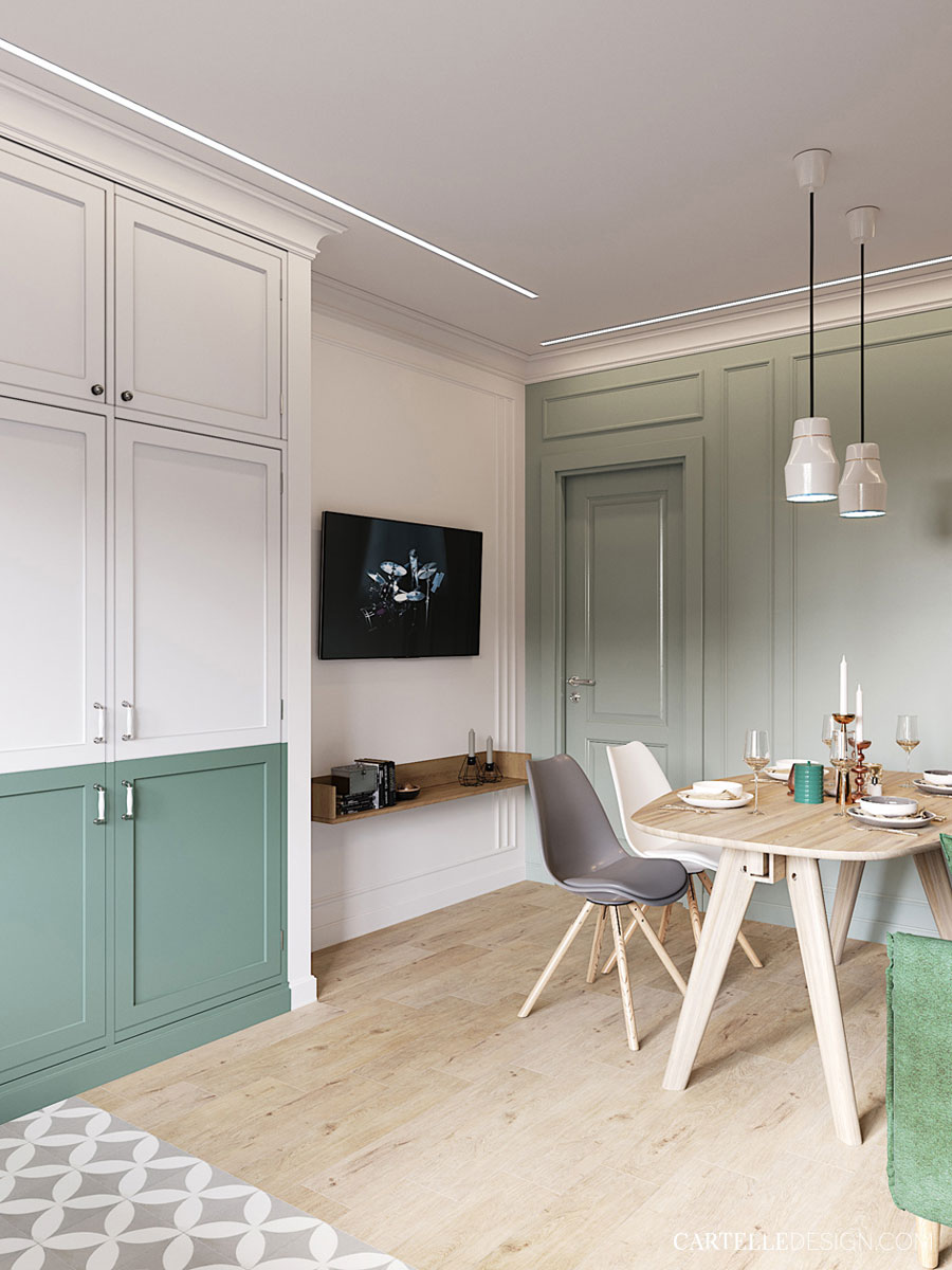 Leuke wit-groene woonkeuken! Leuke wit-groene woonkeuken!