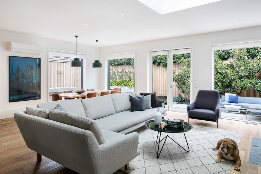 Luxe moderne u-vormige tuin Luxe moderne u-vormige tuin