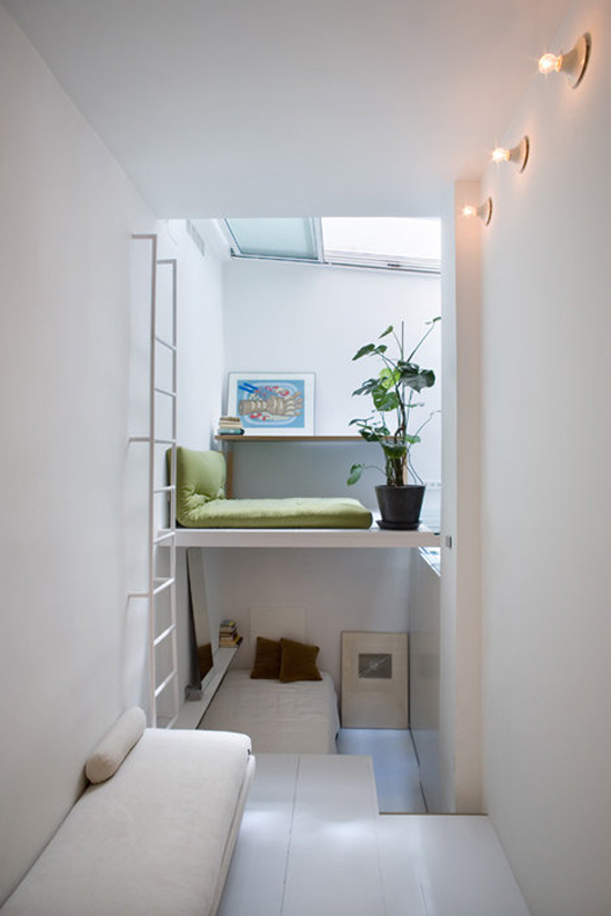 Een mini appartement in Madrid