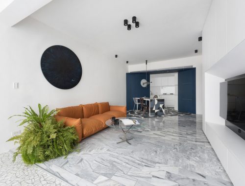 Modern geometrisch interieurontwerp door W&Li Design