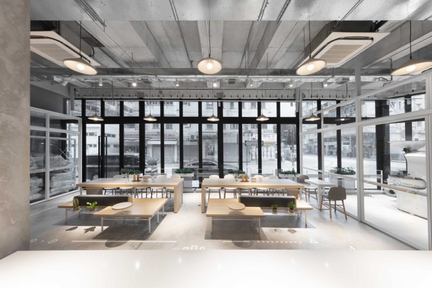 Modern industrieel boetiek café in Hong Kong Modern industrieel boetiek café in Hong Kong
