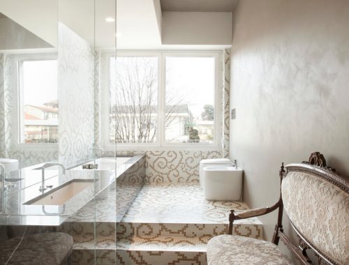 Moderne klassieke badkamer uit Milaan