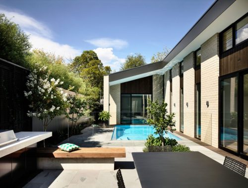 Moderne zwembad tuin uit Australië