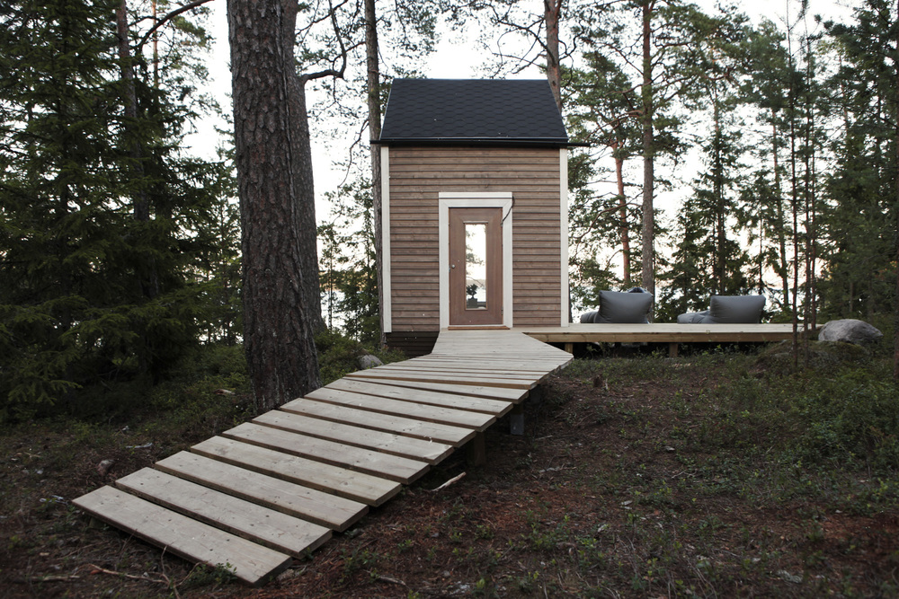 Nido - minimalistisch houten huisje in de Finse natuur