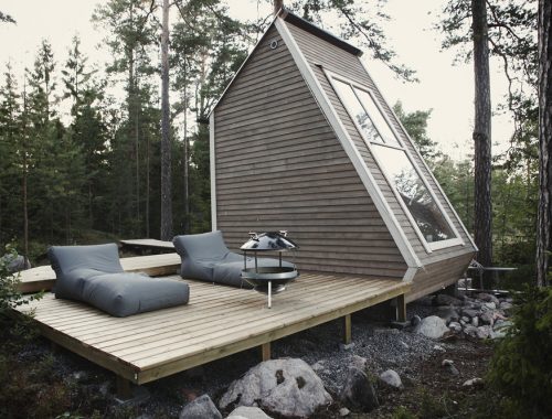 Nido - minimalistisch houten huisje in de Finse natuur