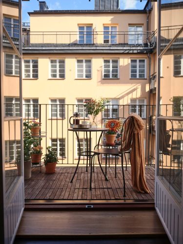 plantenhoekje balkon standaard klein