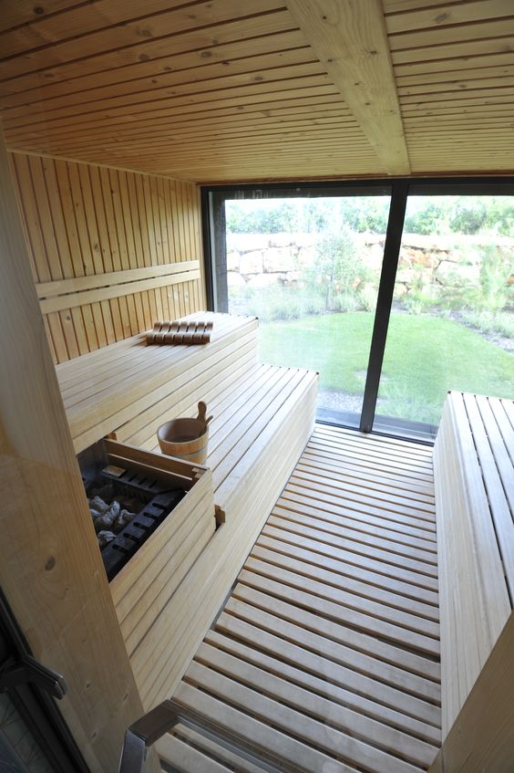Sauna in de tuin