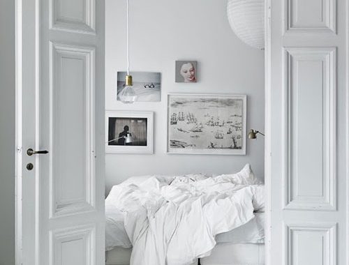 Scandinavische slaapkamer van interieur stylist Emma