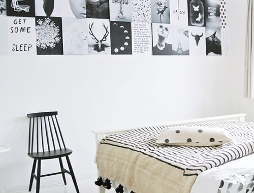 Slaapkamer met Marokkaanse en Scandinavische stijl