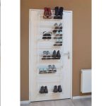 O'DADDY® Hangend schoenenrek - Opdek en stompe deur - 20x51x182cm wit - € 32,99