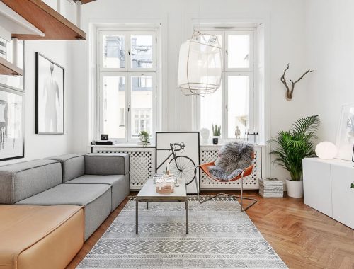 Styling inspiratie voor een Scandinavische woonkamer