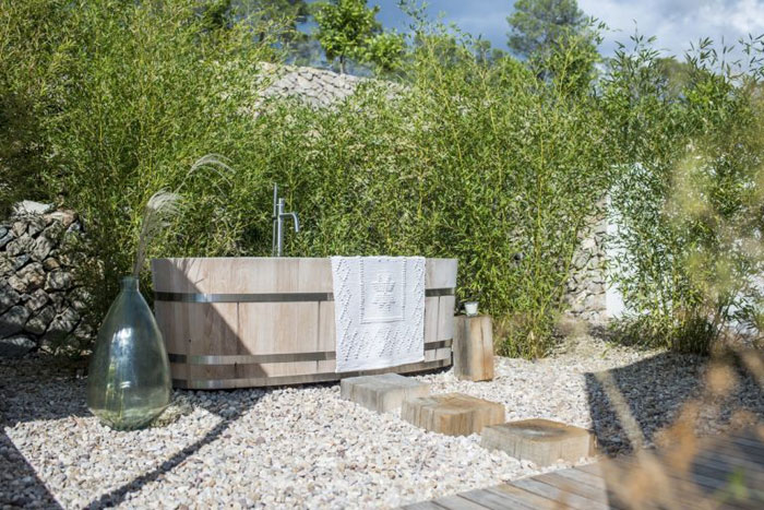 Tuin ideeën buitenbad