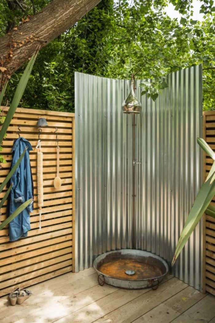 Tuin ideeën buitendouche