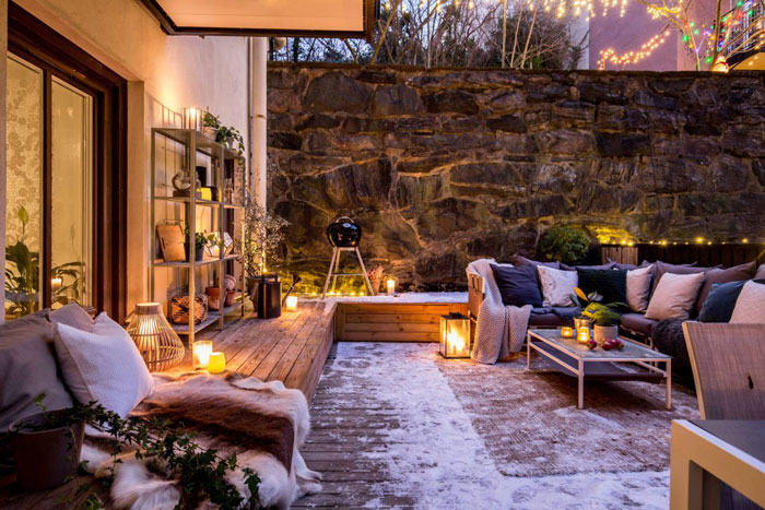 Tuin ideeën loungehoek