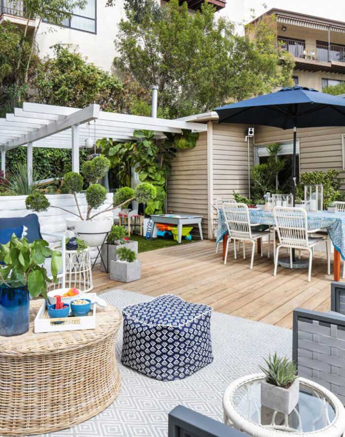 Tuin ideeën speelhoek