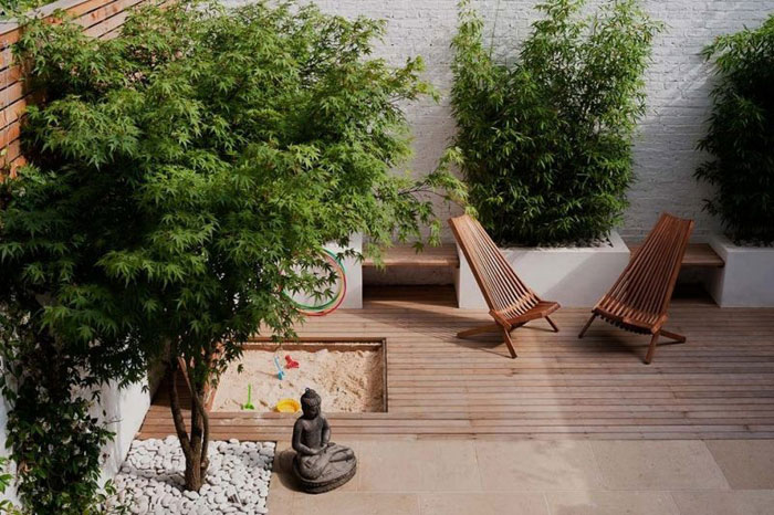 Tuin ideeën zandbak