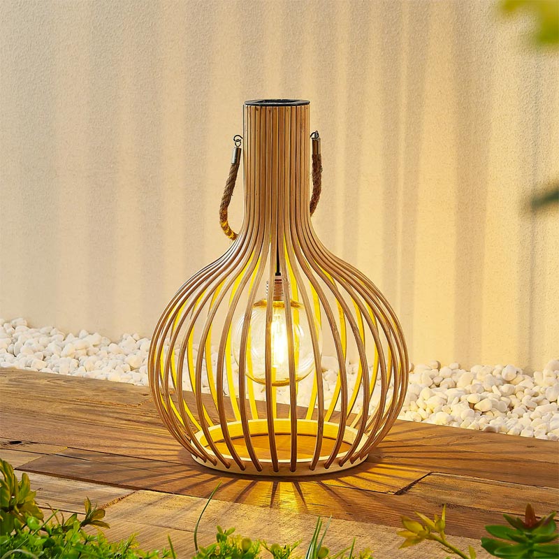 Deze draadloze lantaarn tuinlamp kan je overal mee naartoe nemen!
