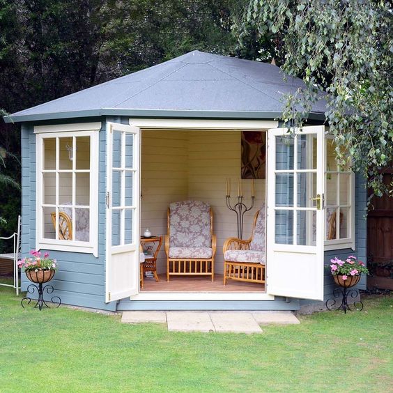 Tuinhuis idee lounge Tuinhuis idee lounge
