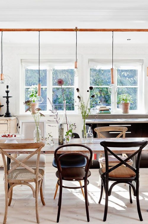 Verwonderlijk Verschillende stoelen om eettafel | Huis-inrichten.com UK-72