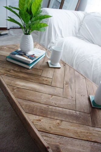 visgraat tafel