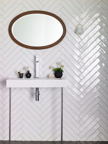 visgraat wandtegels badkamer