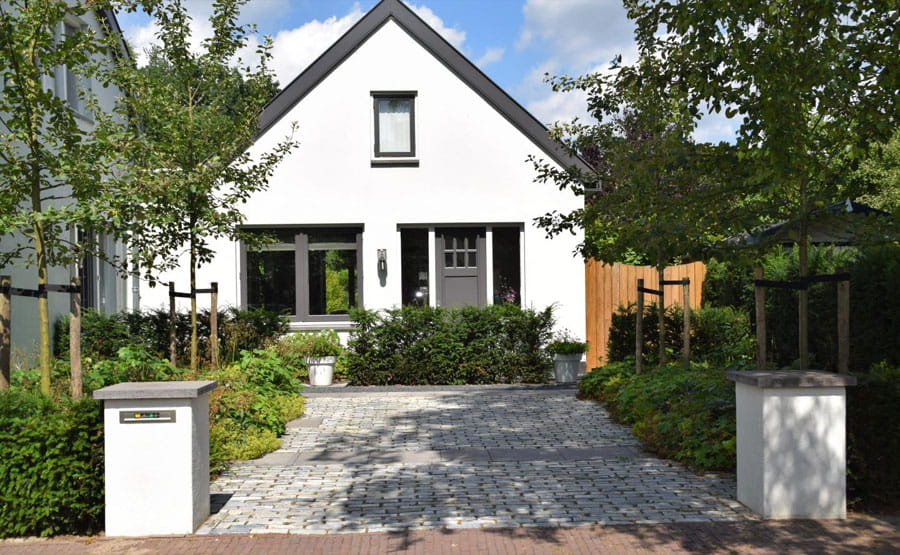 voortuin ontwerp oprit taxushaag voortuin ontwerp oprit taxushaag