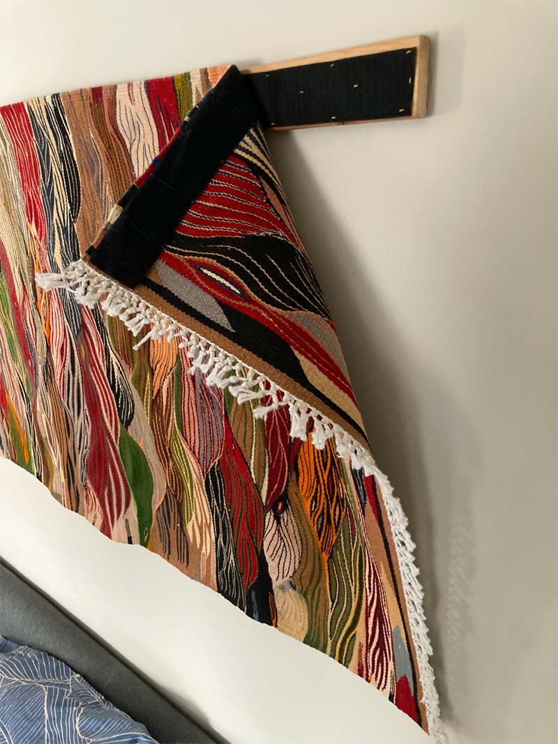 wandkleed ophangen met klittenband wandkleed ophangen met klittenband
