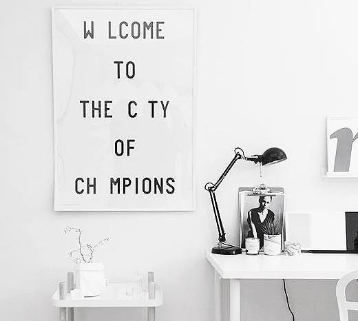 Welcome to the city of the champions poster